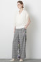 【STUMBLY】Printed Combination Wide Pants ヒューエルミュージアム/hueLe Museum グレー