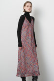 【STUMBLY】Printed Maxi Camisole Dress
