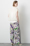 【STUMBLY】Tulle Combination V-neck  Gile ヒューエルミュージアム/hueLe Museum