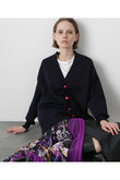 【STUMBLY】Painted Metal Button Cardigan