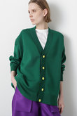 【STUMBLY】Painted Metal Button Cardigan