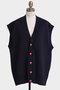 【STUMBLY】Painted Metal Button Gilet ヒューエルミュージアム/hueLe Museum