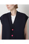 【STUMBLY】Painted Metal Button Gilet ヒューエルミュージアム/hueLe Museum