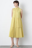 【STUMBLY】Pleats Combination Dress