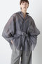 【STUMBLY】Sheer Belted Big Silhouette BL ヒューエルミュージアム/hueLe Museum グレー