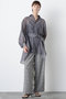 【STUMBLY】Sheer Belted Big Silhouette BL ヒューエルミュージアム/hueLe Museum