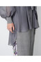 【STUMBLY】Sheer Belted Big Silhouette BL ヒューエルミュージアム/hueLe Museum