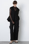 【STUMBLY】Back Peplum Gilet Blouse ヒューエルミュージアム/hueLe Museum