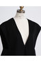 【STUMBLY】Back Peplum Gilet Blouse ヒューエルミュージアム/hueLe Museum
