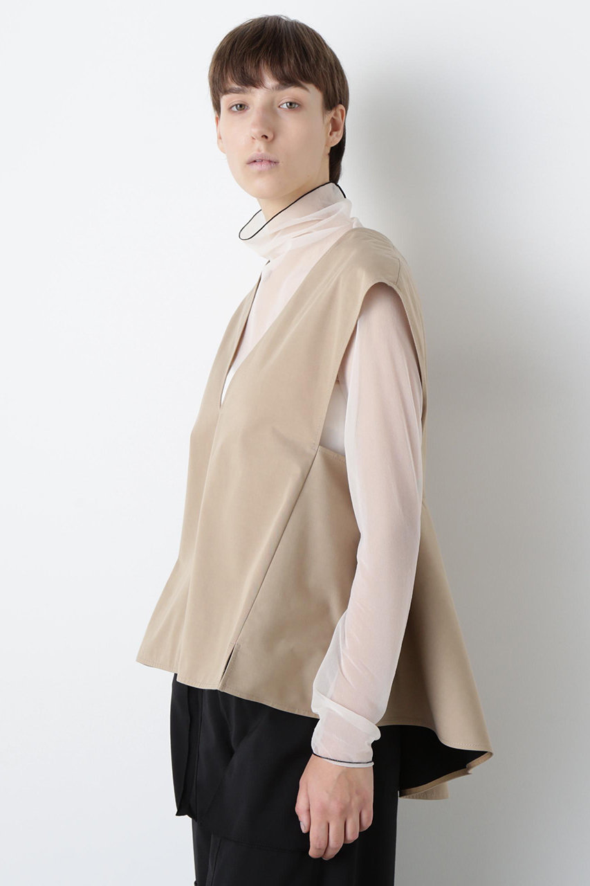 hueLe Museum 【STUMBLY】Back Peplum Gilet Blouse (ベージュ, 36) ヒューエルミュージアム ELLE SHOP hueLe Museum 【STUMBLY】Back Peplum Gilet Blouse (ベージュ, 36) ヒューエルミュージアム ELLE SHOP
