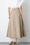 【STUMBLY】Maxi Flare Chino Skirt ヒューエルミュージアム/hueLe Museum