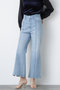 【STUMBLY】Side Slit Flare Denim ヒューエルミュージアム/hueLe Museum
