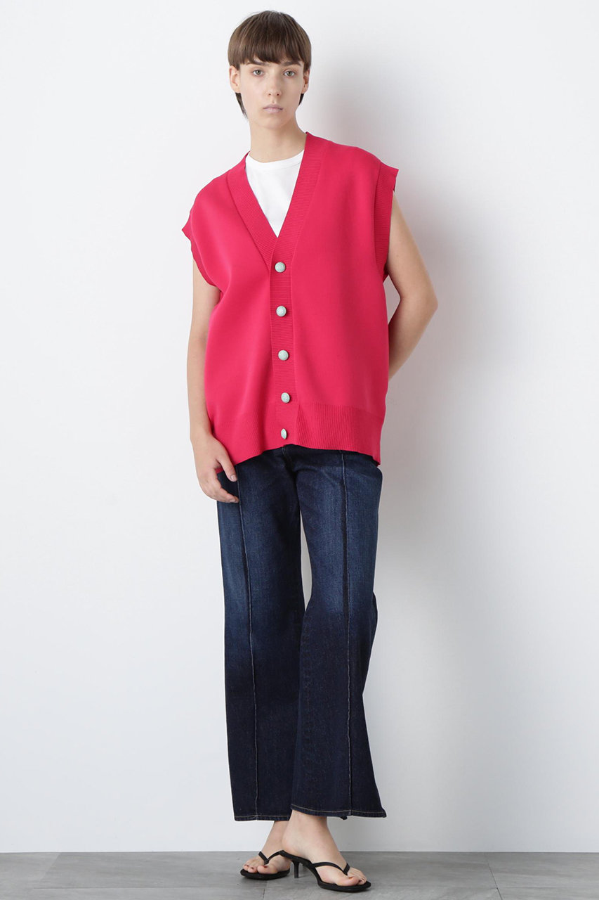 【STUMBLY】Side Slit Flare Denim