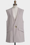 【STUMBLY】Metal Button Gilet ヒューエルミュージアム/hueLe Museum