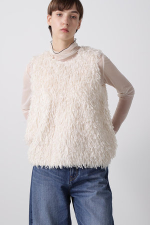 ヒューエルミュージアム/hueLe Museumの【hLM】フェザーニット(110300/110301)