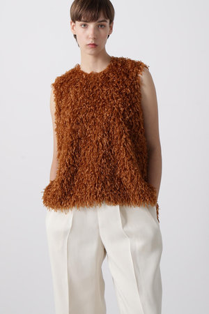 ヒューエルミュージアム/hueLe Museumの【hLM】フェザーニット(110300/110301)