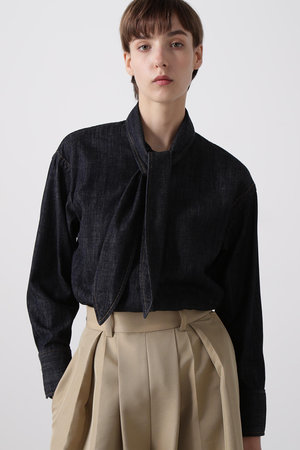 ヒューエルミュージアム/hueLe Museumの【hLM】デニムシャツ(110400/110403)