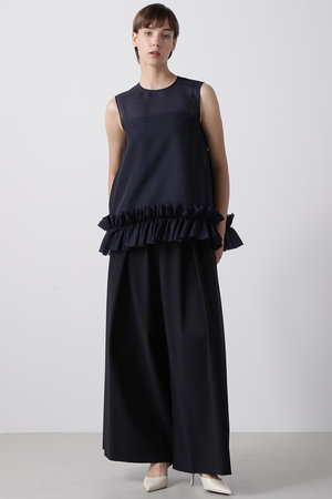 ヒューエルミュージアム/hueLe Museumの【hLM】ＴＷギャザーパンツ(110600/110601)