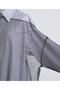 【STUMBLY】Sheer Organdy Combi Shirts ヒューエルミュージアム/hueLe Museum