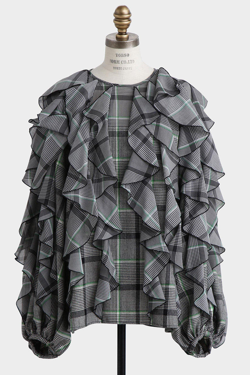 hueLe Museum 【STUMBLY】Sheer Combination Pattern Blouse (ホワイト, 36) ヒューエルミュージアム ELLE SHOP hueLe Museum 【STUMBLY】Sheer Combination Pattern Blouse (ホワイト, 36) ヒューエルミュージアム ELLE SHOP