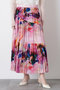 【STUMBLY】Crushed Art Print Skirt ヒューエルミュージアム/hueLe Museum