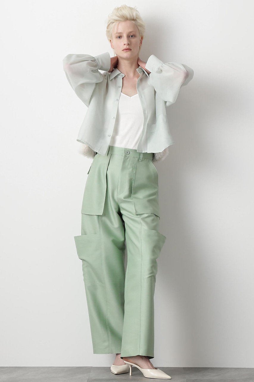 hueLe Museum 【STUMBLY】New Baker Cargo Pants (ライトグリーン, 38) ヒューエルミュージアム ELLE SHOP hueLe Museum 【STUMBLY】New Baker Cargo Pants (ライトグリーン, 38) ヒューエルミュージアム ELLE SHOP