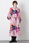 【STUMBLY】Art Printed Shirt Dress ヒューエルミュージアム/hueLe Museum