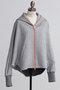 【STUMBLY】Air Double Knit Hood Zip Up ヒューエルミュージアム/hueLe Museum