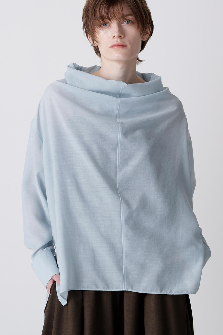 ヒューエルミュージアム/hueLe Museumの【hLM】スパンボイルブラウス(ライトグリーン/7505210910)