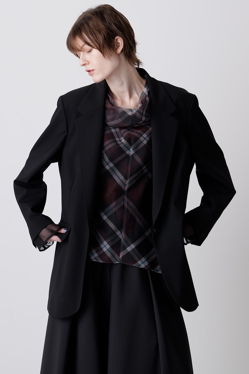 ヒューエルミュージアム/hueLe Museumの【hLM】レイヤードブレザー(ブラック/7505250901)