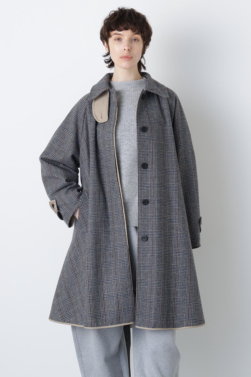 hueLe Museum 【hLM】リバーシブルテントコート (グレー, 38) ヒューエルミュージアム ELLE SHOP hueLe Museum 【hLM】リバーシブルテントコート (グレー, 38) ヒューエルミュージアム ELLE SHOP