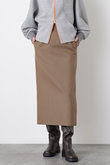 【STUMBLY】Yarn Dyed I-Line Skirt