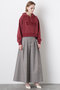 【STUMBLY】Yarn Dyed Highwaist Pants ヒューエルミュージアム/hueLe Museum