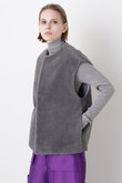 【STUMBLY】Wool Boa Gilet