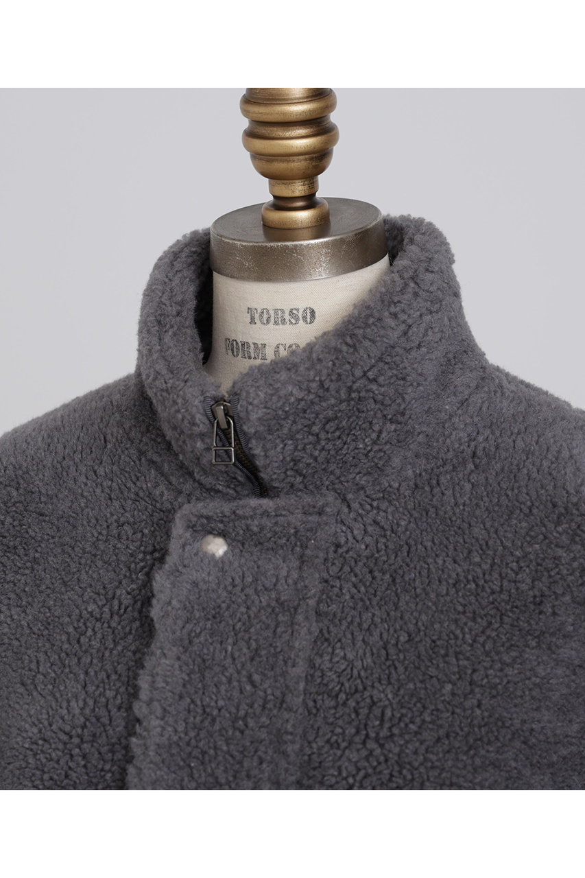 hueLe Museum(ヒューエルミュージアム)｜【STUMBLY】Boa Stand Zip Up