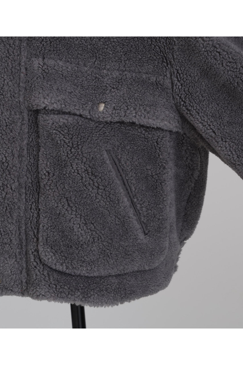 hueLe Museum(ヒューエルミュージアム)｜【STUMBLY】Boa Stand Zip Up