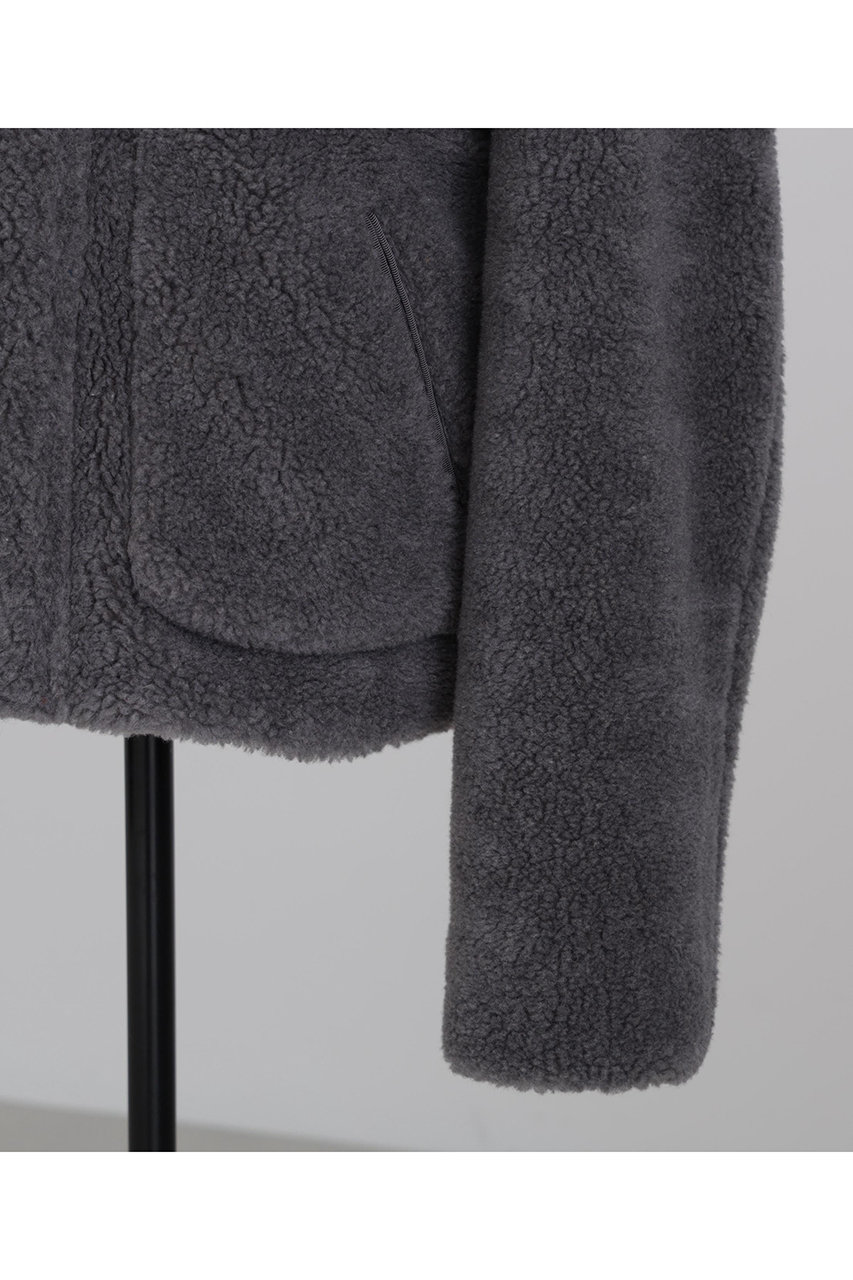 hueLe Museum(ヒューエルミュージアム)｜【STUMBLY】Boa Stand Zip Up