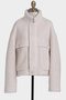 【STUMBLY】Boa Stand Zip Up Jacket ヒューエルミュージアム/hueLe Museum ホワイト