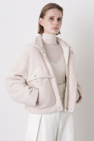 ヒューエルミュージアム/hueLe Museumの【STUMBLY】Boa Stand Zip Up Jacket(110800/110801)