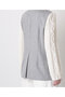 【STUMBLY】Cable Knit Sleeve Jacket ヒューエルミュージアム/hueLe Museum