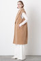 【STUMBLY】New Silhouette Boa Gilet ヒューエルミュージアム/hueLe Museum