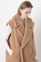 【STUMBLY】New Silhouette Boa Gilet ヒューエルミュージアム/hueLe Museum