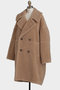 【STUMBLY】New Silhouette Pea Coat ヒューエルミュージアム/hueLe Museum ベージュ