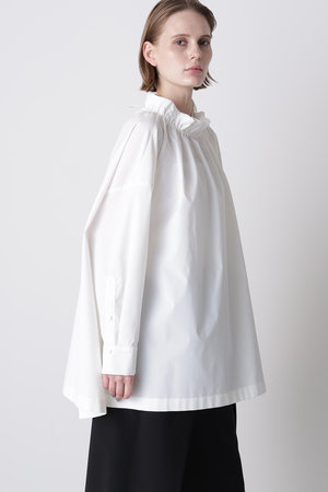 ヒューエルミュージアム/hueLe Museumの【hLM】タイプライターギャザーブラウス(110400/110403)