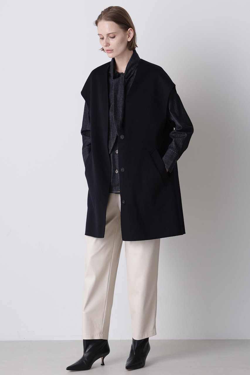 ヒューエルミュージアム/hueLe Museumの【hLM】レザーライクパンツ(ホワイト/7505230025)