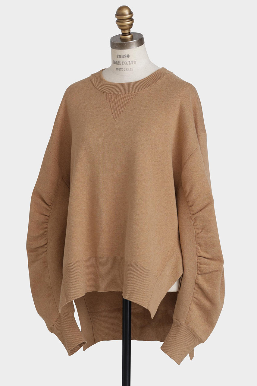 ヒューエルミュージアム/hueLe Museumの【hLM】スエットニット(ブラウン/7505270027)