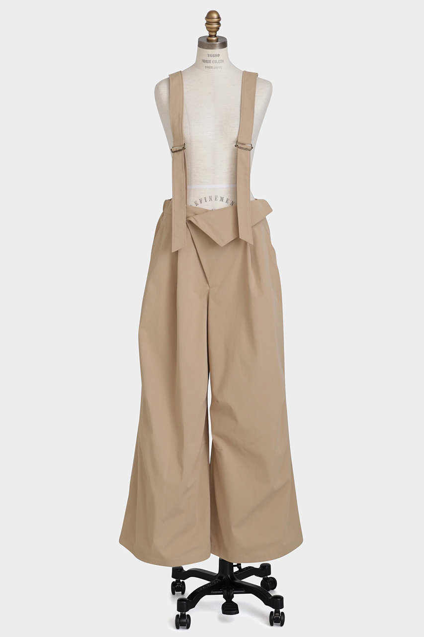hueLe Museum 【STUMBLY】Suspender Wide Pants (ベージュ, 36) ヒューエルミュージアム ELLE SHOP hueLe Museum 【STUMBLY】Suspender Wide Pants (ベージュ, 36) ヒューエルミュージアム ELLE SHOP