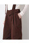 【STUMBLY】Suspender Wide Pants ヒューエルミュージアム/hueLe Museum