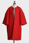 【STUMBLY】Round No Collar Coat ヒューエルミュージアム/hueLe Museum