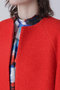 【STUMBLY】Round No Collar Coat ヒューエルミュージアム/hueLe Museum